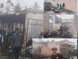 Dua Rumah Dilalap Sijago Merah di Kecamatan Darul Makmur