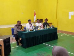Polsek Darmaraja Polres Sumedang Laksanakan Monev Pembangunan Dari Dana Desa Cikeusi