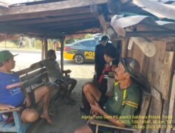 Polsek Tomo  Laksanakan Patroli Siang Hari Antisipasi Gangguan Kamtibmas 