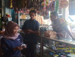 Bhabinkamtibmas Desa Sukasari Melaksanakan Giat Sambang Tokoh Masyarakat 