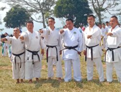 Ketua Wadokai Rudi Hartono Karate-do Indonesia Kota Pagar Alam Adakan Ujian Kenaikan Sabuk 