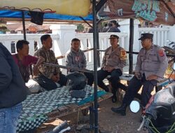 Kapolsek Maja dan Anggota Sambangi Ojek Pangkalan di Alun-Alun Maja untuk Dialogis