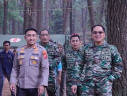 Kapolres Majalengka Hadiri Upacara Peringatan HUT TNI ke-78 di Puncak Terasering Panyaweuyan