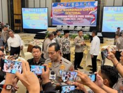 Polda Sumsel Bakal Tekan Potensi Kerawanan dalam Penyelenggaraan Pemilu 2024