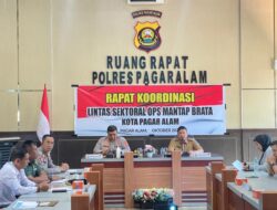 Dalam Rapat koordinasi Kapolres Pagar Alam Erwin Irawan Berharap Pemilu Tahun 2024 Berjalan Dengan Lancar Dan Aman