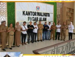Ketua DPC Lin Kota Pagar Alam M. Helmi Hz. Audensi Dengan PJ Walikota 