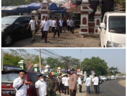 Sinergitas TNI – POLRI Dalam Pengamanan Peringatan Maulid Nabi  dihalaman Kantor Kecamatan Tomo