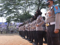 Simulasi Sistem Pengamanan Kota Wujud Kesiapan Polres Purwakarta Amankan Pemilu 2024