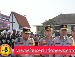 Kapolda Bali Pimpin Apel Gelar Pasukan Ops Mantap Brata 2023-2024