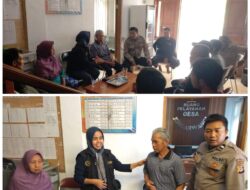 Panit Binmas Polsek Tomo Polres Sumedang Silaturahmi Kamtibmas Dalam Rangka Pelaksanaan Quick Wins Presisi Polri di desa Jembarwangi Kecamatan Tomo