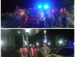 Demi Meminimalisir Terjadinya tindak Kriminalitas pada Malam Hari Polsek Tomo  laksanakan Patroli “Blue Light”