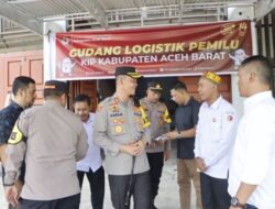 Kapolres Aceh Barat Kesiapan Gudang Logistik Pemilu 2024