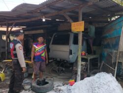 Polsek Tomo Polres Sumedang Polda Jabar Laksanakan Patroli Siang Hari Antisipasi Gangguan Kamtibmas di wilayah Kecamatan Tomo