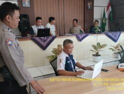 Anggota Polsek Tanjungmedar Polres Sumedang laksanakan Sambang/silaturahmi Kamtibmas 