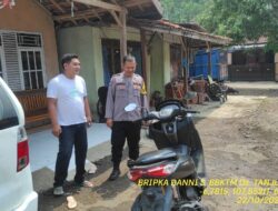 Anggota Polsek Tanjungmedar Polres Sumedang laksanakan sambang Kamtibmas 