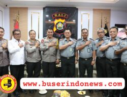 Kapolda Bali Terima Kunjungan Kemenkumham RI Kanwil Bali