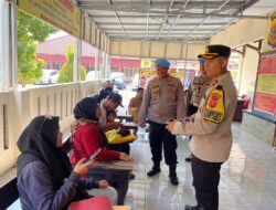 Wakapolres Majalengka dan Kasi Propam Pantau Pelayanan di Polres Majalengka