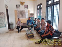 Anggota Polsek Tanjungmedar Polres Sumedang Laksanakan Sambang Kamtibmas 