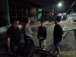 Polsek Sukasari Lakukan Patroli Malam Hari
