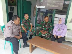 Sinergitas TNI – Polri, Personel Polsek Tomo  Silaturahmi Sambangi Koramil 1009/Tomo