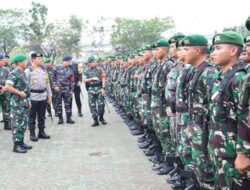 Danrem 044/Gapo Ikuti Apel Gelar Pasukan Pengamanan VVIP Kunker Presiden Republik Indonesia