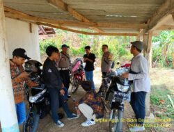 Anggota Polsek Tanjungmedar Polres Sumedang Polda Jabar laksanakan Sambang Kamtibmas