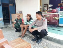 Sinergitas TNI dan Polri Kecamatan Tomo Kabupaten Sumedang, Silaturahmi Kamtibmas Kepada Warga Binaan