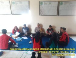 Polsek Sukasari Melaksanakan Kegiatan kegiatan Jumat Curhat 