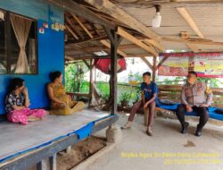 Anggota Polsek Tanjungmedar Polres Sumedang Polda Jabar laksanakan sambang Kamtibmas