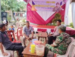 Sinergitas TNI – Polri Silaturahmi Kamtibmas Kepada Warga Binaan di Desa Marongge