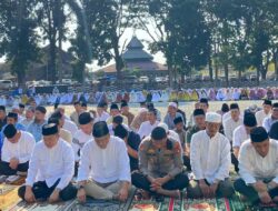 Waka Polres Pagar Alam  Ikut Sholat Istiqho