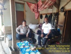 Kapolsek Tanjungmedar Polres Sumedang Laksanakan Silaturahmi Kamtibmas 