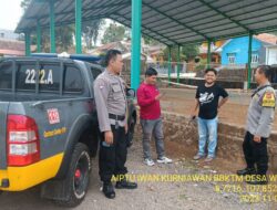 Cegah kejahatan Curat, curas dan Curanmor, Polsek Tanjungmedar Polres Sumedang melaksanakan KRYD siang hari