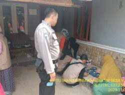 Bhabinkamtibmas Polsek Tanjungmedar monitoring Giat Dapur Dashat