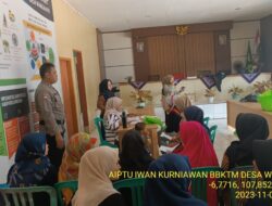 Bhabinkamtibmas Polsek Tanjungmedar Polres Sumedang, Pantau Program Pemerintah untuk Tekan Angka Stunting