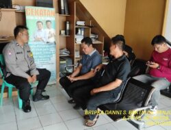 Kapolsek Tanjungmedar Polres Sumedang melaksanakan Kegiatan Jumat Curhat