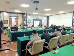 Rapat Persiapan Peresmian PLTS Apung Cirata Oleh Presiden Joko Widodo