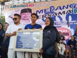 Jalan Santai Di Sukatani Bersama Abang Ijo Hapidin Caleg Legislatif Provinsi Dari Nasdem