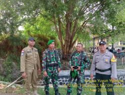 Bripka Yuyun Yuwana Bhabinkamtibmas Polsek Tanjungmedar Polres Sumedang Polda Jabar bersama Babinsa laksanakan sambang sinergitas TNI POLRI ke warga masyarakat