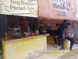Kanit Binmas Polsek Tanjungmedar Polres Sumedang laksanakan sambang/silatrahmi kamtibmas