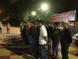 Petugas Gabungan Polres Purwakarta Bersama TNI Dan Satpol PP Wujudkan Wilayah Aman Kondusif