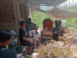 bhabinkamtibmas polsek Tanjungmedar Polres Sumedang laksanakan sambang/silaturahmi kamtibmas
