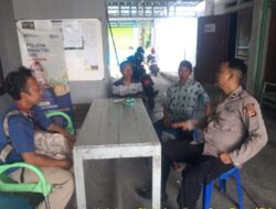 Perbanyak Silaturahmi Bhabinkamtibmas Desa Tolengas Sampaikan Pesan Kamtibmas kepada Warga Binaan.