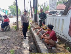 Panit Samapta Polsek Tomo Polres Sumedang Laksanakan Patroli Siang Hari Antisipasi Gangguan Kamtibmas.