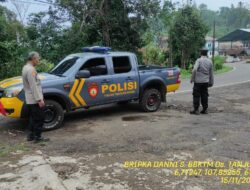 Untuk mencegah terjadinya gangguan kamtibmas, Polsek Tanjungmedar Polres Sumedang Polda Jabar melaksanakan KRYD siang hari