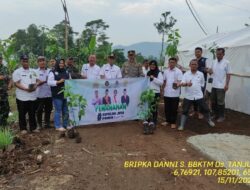 Kapolsek Tanjungmedar, IPTU HAJID ABDULAH,SH, Giat Tanam 10 Juta Pohon untuk Sinergitas Polri dan Kemenko