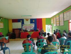 Polsek Tanjungmedar Polres Sumedang, Bhabinkamtibmas Hadiri Musyawarah Pengisian calon BPD Desa Kamal Kec. Tanjungmedar, Kabupaten Sumedang