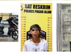 Sat Reskrim Polres Pagar Alam Berhasil Mengungkap Kasus Pencurian Sepeda Motor
