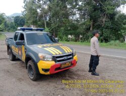 Polsek Tanjungmedar Polres Sumedang Polda Jabar melaksanakan KRYD siang antisipasi gangguan kamtibmas