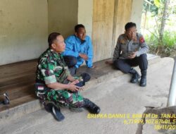 Untuk menjaga Sinergitas TNI/POLRI Kapolsek Tanjungmedar Polres Sumedang Polda Jabar melaksanakan sambang kepada warga masyarakat 